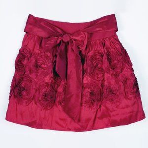 Red Rose Mini Skirt